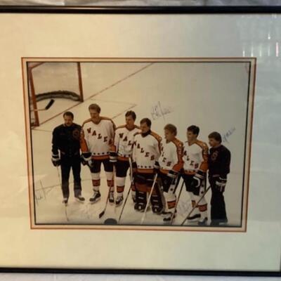 Tim Kerr and Brian Propp Autographed ðŸ–Š NHL ðŸ’ All Star ðŸŒŸ photo 14â€ wide x 12â€ high