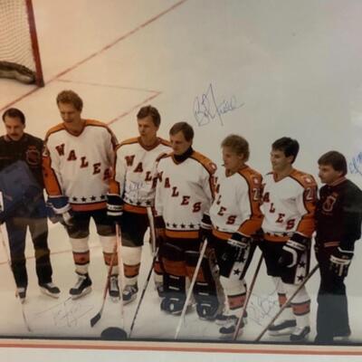 Tim Kerr and Brian Propp Autographed ðŸ–Š NHL ðŸ’ All Star ðŸŒŸ photo 14â€ wide x 12â€ high