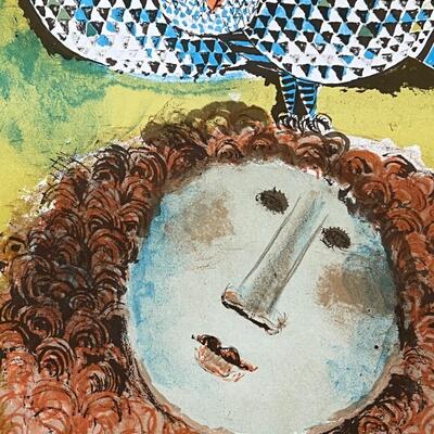 Girl with Owl Print by Graciela Boulanger