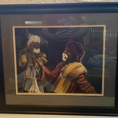 G. S. Wells Artwork ðŸ–¼ Framed 27.5 wide x 23 High