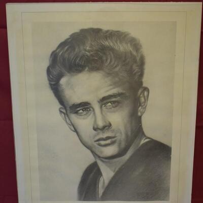 (ROMEO LOPEZ) James Dean Lithograph
