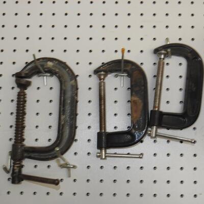 Lot of C clamps