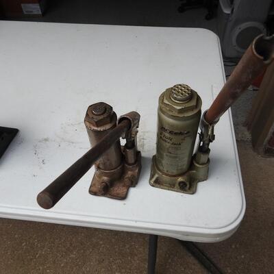 Two  bottle jacks