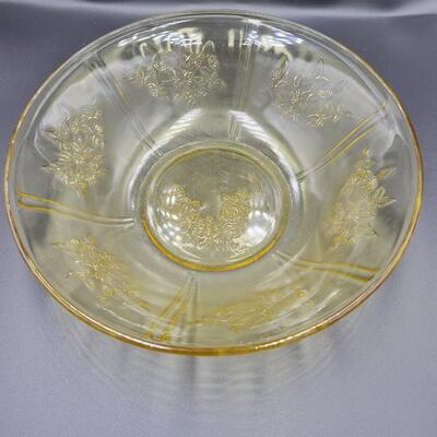 Vintage Amber Federal Glass