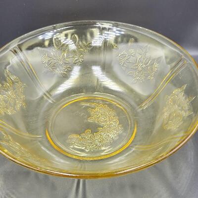 Vintage Amber Federal Glass