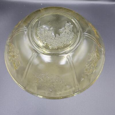 Vintage Amber Federal Glass