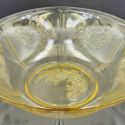 Vintage Amber Federal Glass