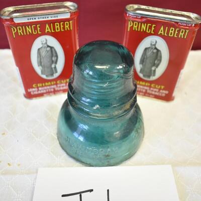 Prince Albert and Insulator Lot