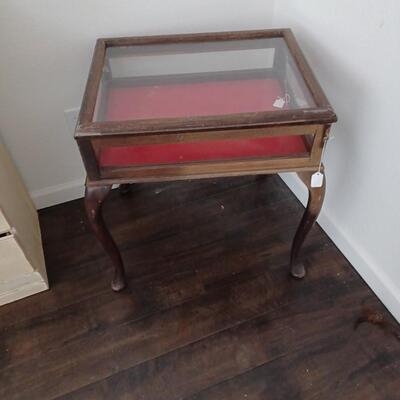Display Case  Wood and Glass