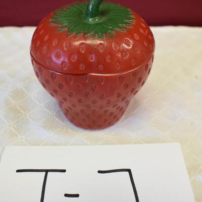 Vintage Strawberry Jam Jar