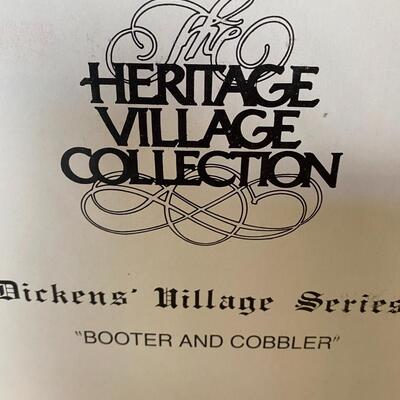 Department 56 ~Vintage Heritage Village Collection ( 1988) Booter & Cobbler