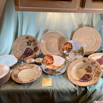 Vineyard hand painted Collection Ceramics  Z Gallerie