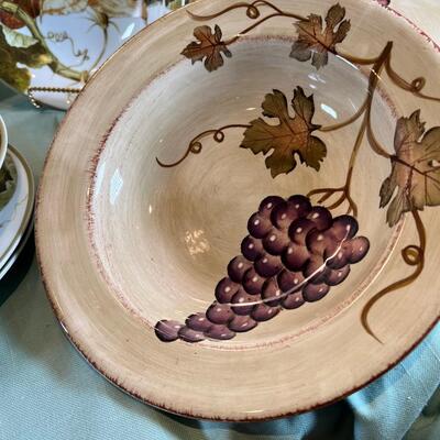 Vineyard hand painted Collection Ceramics  Z Gallerie