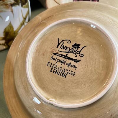 Vineyard hand painted Collection Ceramics  Z Gallerie