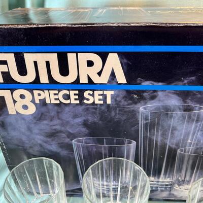 Glasses and candles