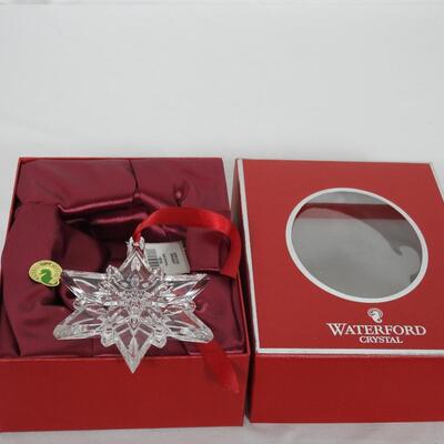 Waterford crystal Christmas ornament