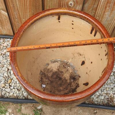 Large pottery type planter