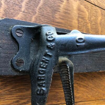 Cast Iron Nut Cracker by Sargent and Co No. 10