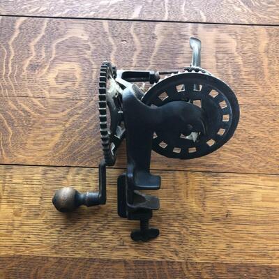 Cast Iron Apple Peeler by C.E, Hudson