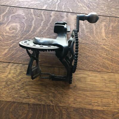 Cast Iron Apple Peeler by C.E, Hudson