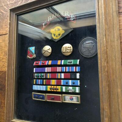 Military 1st Ranger Pins and Stripes