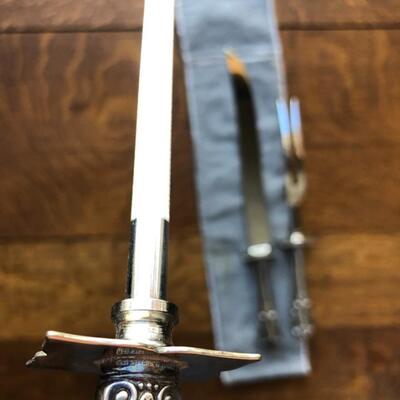 Sterling Silver Sheffield Carving Set