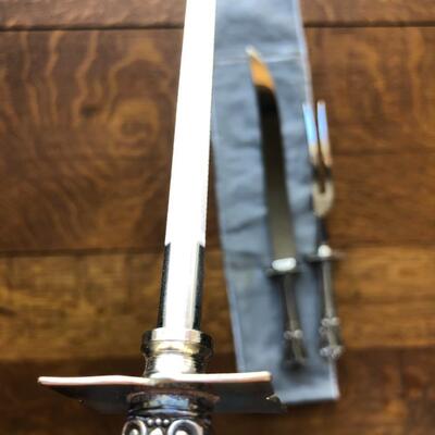 Sterling Silver Sheffield Carving Set