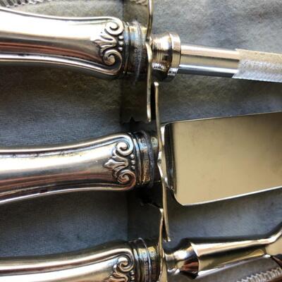 Sterling Silver Sheffield Carving Set