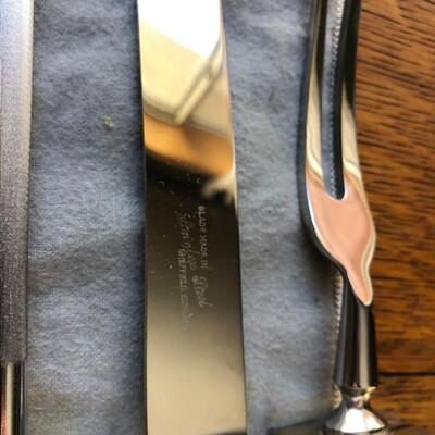 Sterling Silver Sheffield Carving Set
