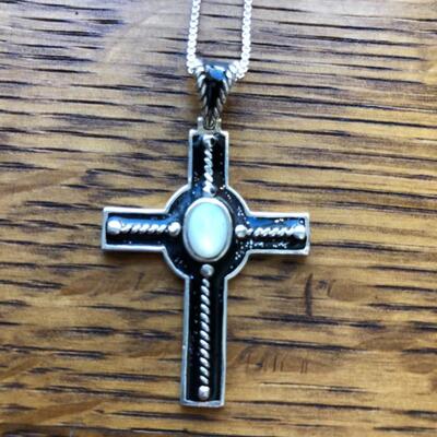 Sterling Silver Cross Necklace