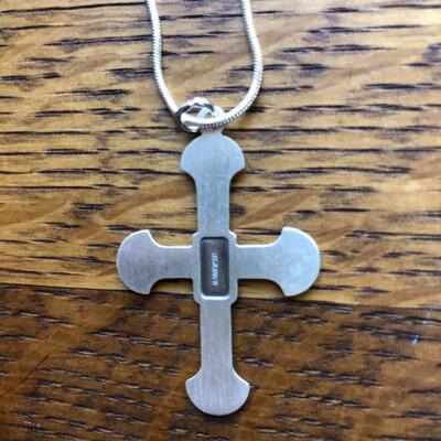 Large Sterling Silver Cross