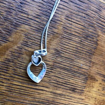 Sterling Silver Heart Necklace
