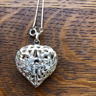 Sterling Heart Necklace