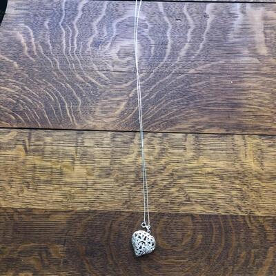 Sterling Heart Necklace