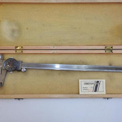 12" dial caliper
