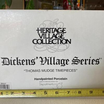 Department 56 ~ Thomas Mudge Timepieces