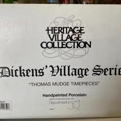 Department 56 ~ Thomas Mudge Timepieces