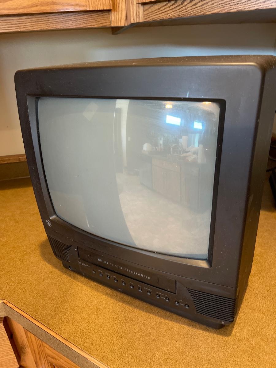 K10 Small TV with VHS player