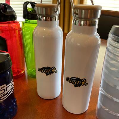K11-Miscellaneous sports bottles, plastic pitcher and small thermos