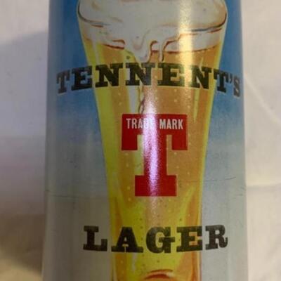 RisquÃ© Tennents Lager Penny Series - 5 empty cans. Scottish ðŸ´ó §ó ¢ó ³ó £ó ´ó ¿  beer cans