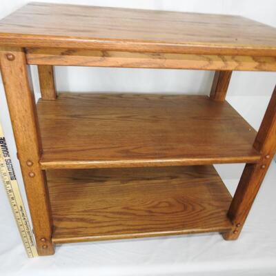 Solid oak stand