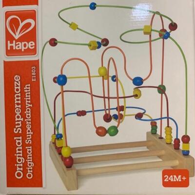 HAPE #E1803 Supermaze Childrenâ€™s Toy 24+ Months With box ðŸ“¦  and carry  handle