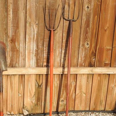 Vintage pitchforks