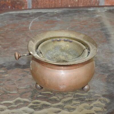 Vintage copper ashtray