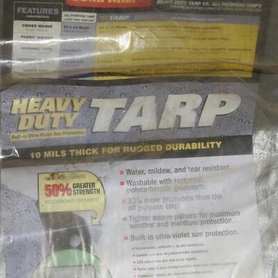 Heavy duty tarp