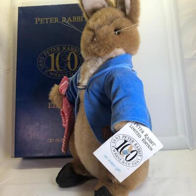 Beatrix Poter Peter Rabbit Limited edition 100 Anniversary  Eden gift Plush toy