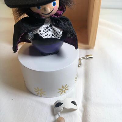STEINBACH 4" PHANTOM OF THE OPERA NUTCRACKER MUSIC BOX