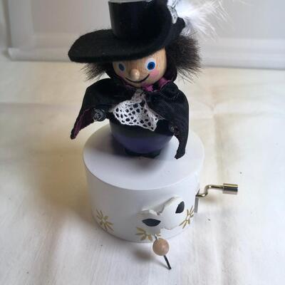 STEINBACH 4" PHANTOM OF THE OPERA NUTCRACKER MUSIC BOX