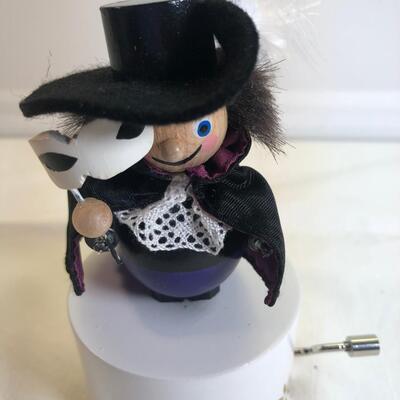 STEINBACH 4" PHANTOM OF THE OPERA NUTCRACKER MUSIC BOX
