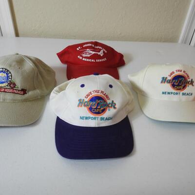 Lot of 4 ball caps